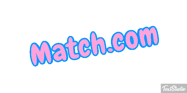 Match.com Efecto de texto