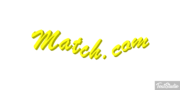 Match.com Efecto de texto