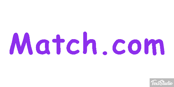 Match.com Efecto de texto