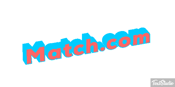 Match.com Efecto de texto