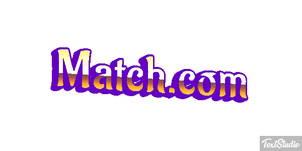 Match.com Efecto de texto