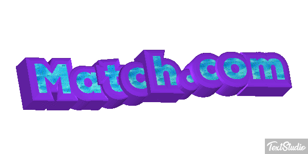 Match.com Efecto de texto