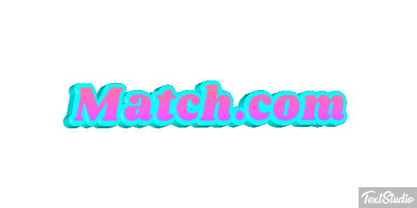 Match.com Efecto de texto