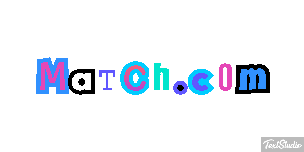 Match.com Efecto de texto