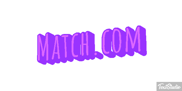 Match.com Efecto de texto