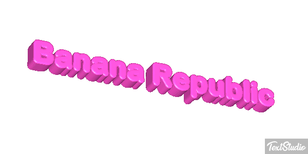 Banana Republic Efekt tekstowy