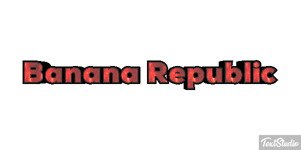 Banana Republic Efekt tekstowy