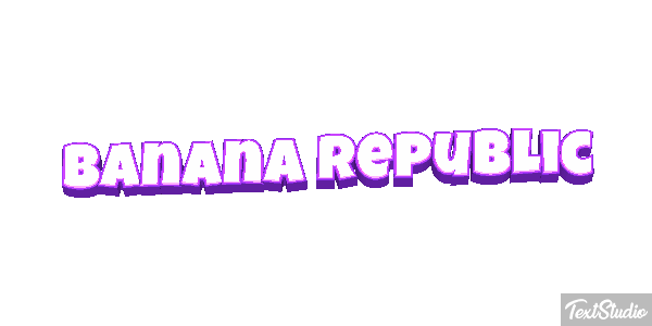 Banana Republic Efekt tekstowy