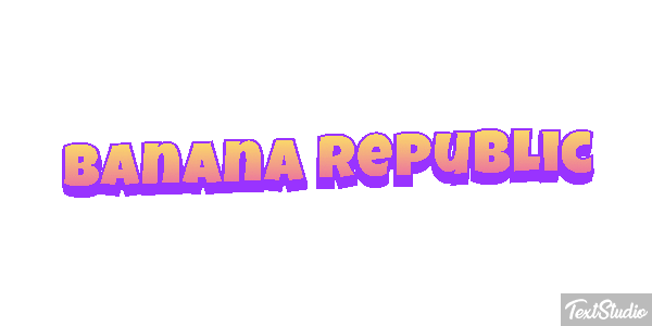 Banana Republic Efekt tekstowy