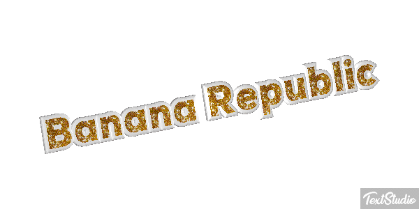 Banana Republic Efekt tekstowy