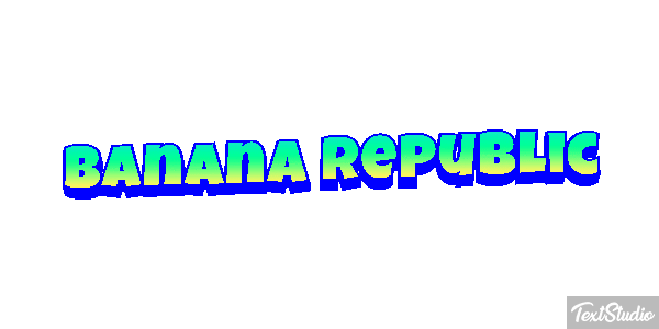Banana Republic Efekt tekstowy
