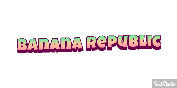 Banana Republic Efekt tekstowy
