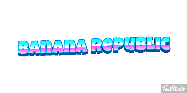 Banana Republic Efekt tekstowy