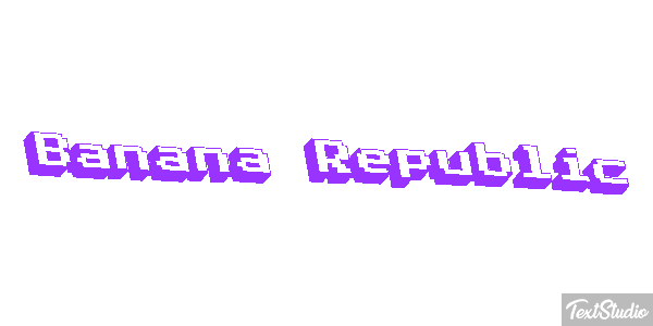 Banana Republic Efekt tekstowy