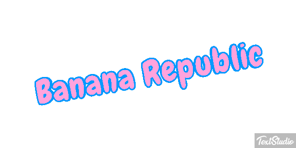 Banana Republic Efekt tekstowy