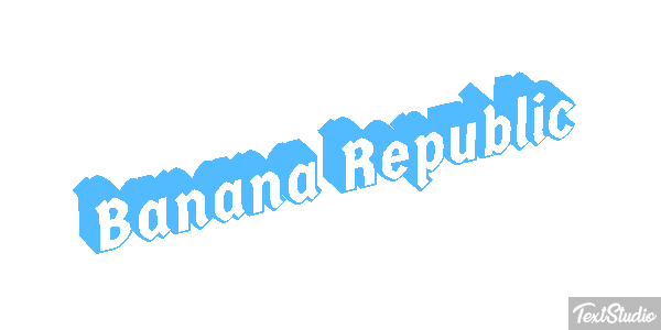 Banana Republic Efekt tekstowy