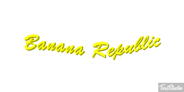 Banana Republic Efekt tekstowy