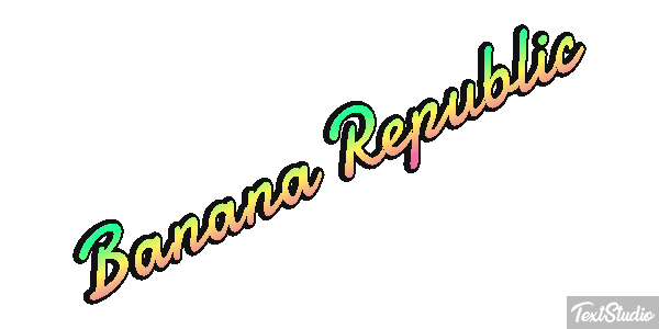 Banana Republic Efekt tekstowy