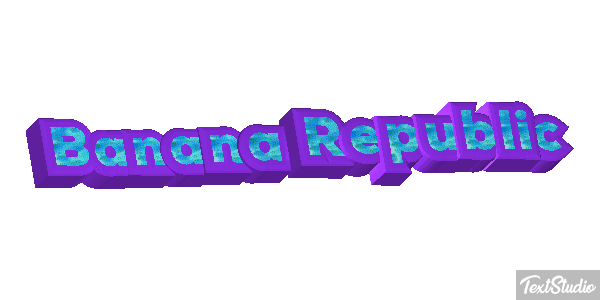 Banana Republic Efekt tekstowy