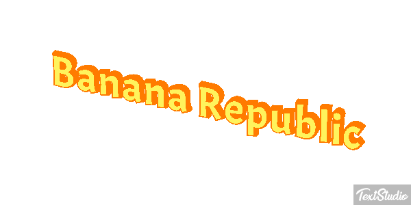 Banana Republic Efekt tekstowy
