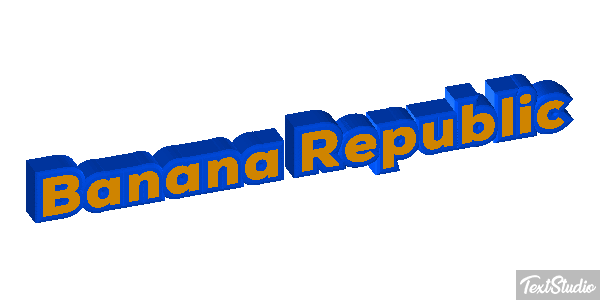 Banana Republic Efekt tekstowy