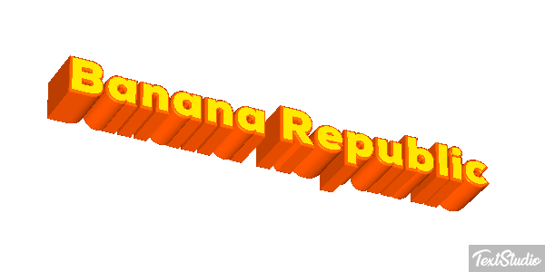 Banana Republic Efekt tekstowy