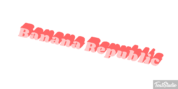 Banana Republic Efekt tekstowy