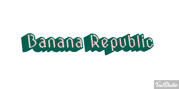 Banana Republic Efekt tekstowy