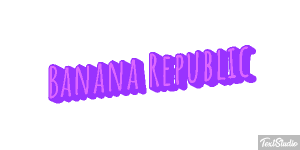 Banana Republic Efekt tekstowy