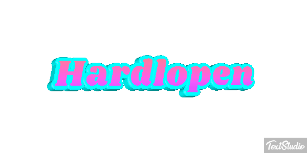 Hardlopen Text effect