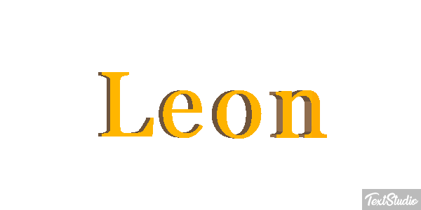 León Texteffekt