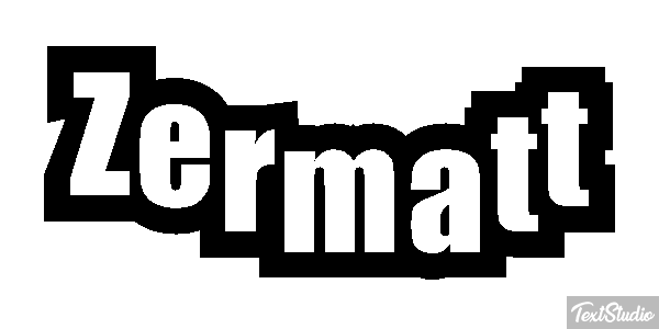 Zermatt Efekt tekstowy