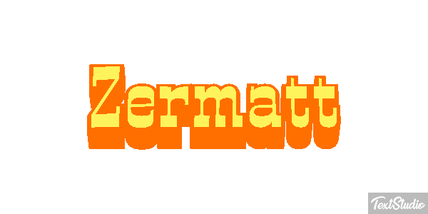 Zermatt Efekt tekstowy