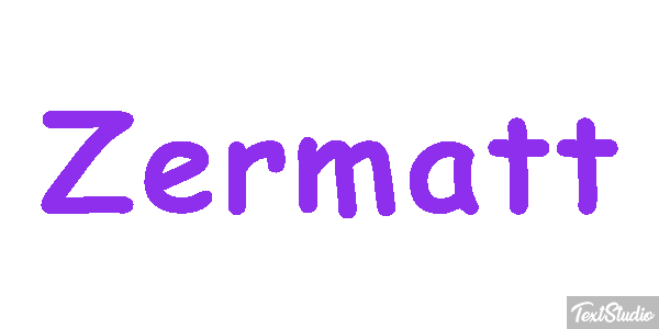 Zermatt Efekt tekstowy