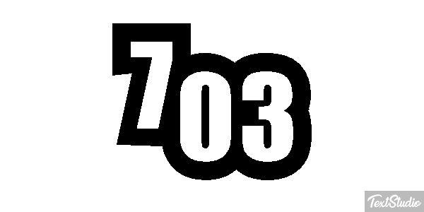 703 Tekst effect