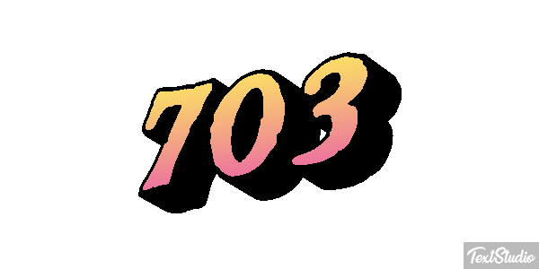 703 Tekst effect