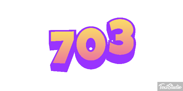 703 Tekst effect