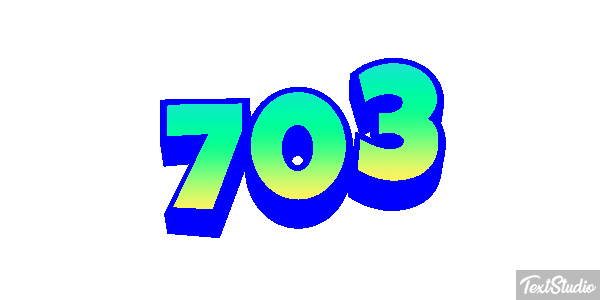 703 Tekst effect