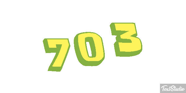 703 Tekst effect