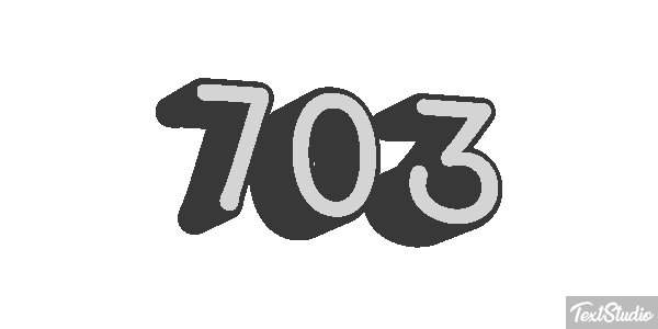 703 Tekst effect