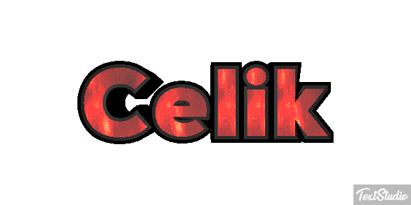 Çelik Effetto testo