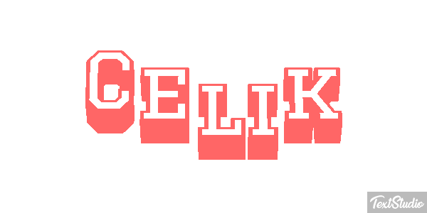 Çelik Effetto testo