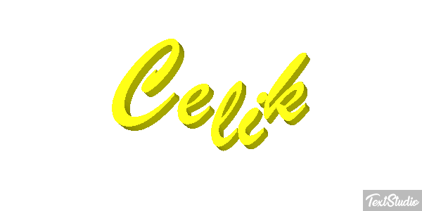 Çelik Effetto testo
