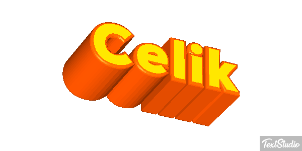 Çelik Effetto testo