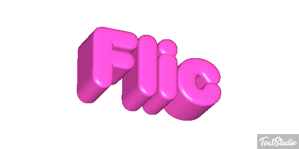 Flic Effet de texte