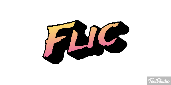 Flic Effet de texte
