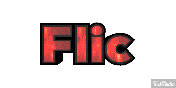 Flic Effet de texte