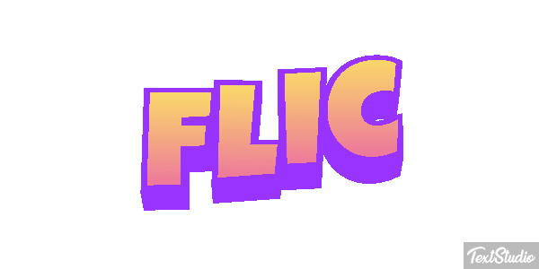 Flic Effet de texte