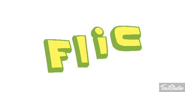 Flic Effet de texte