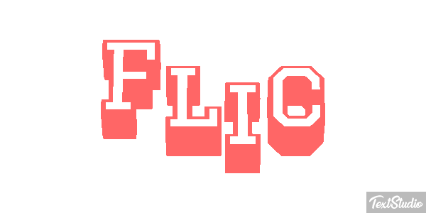 Flic Effet de texte
